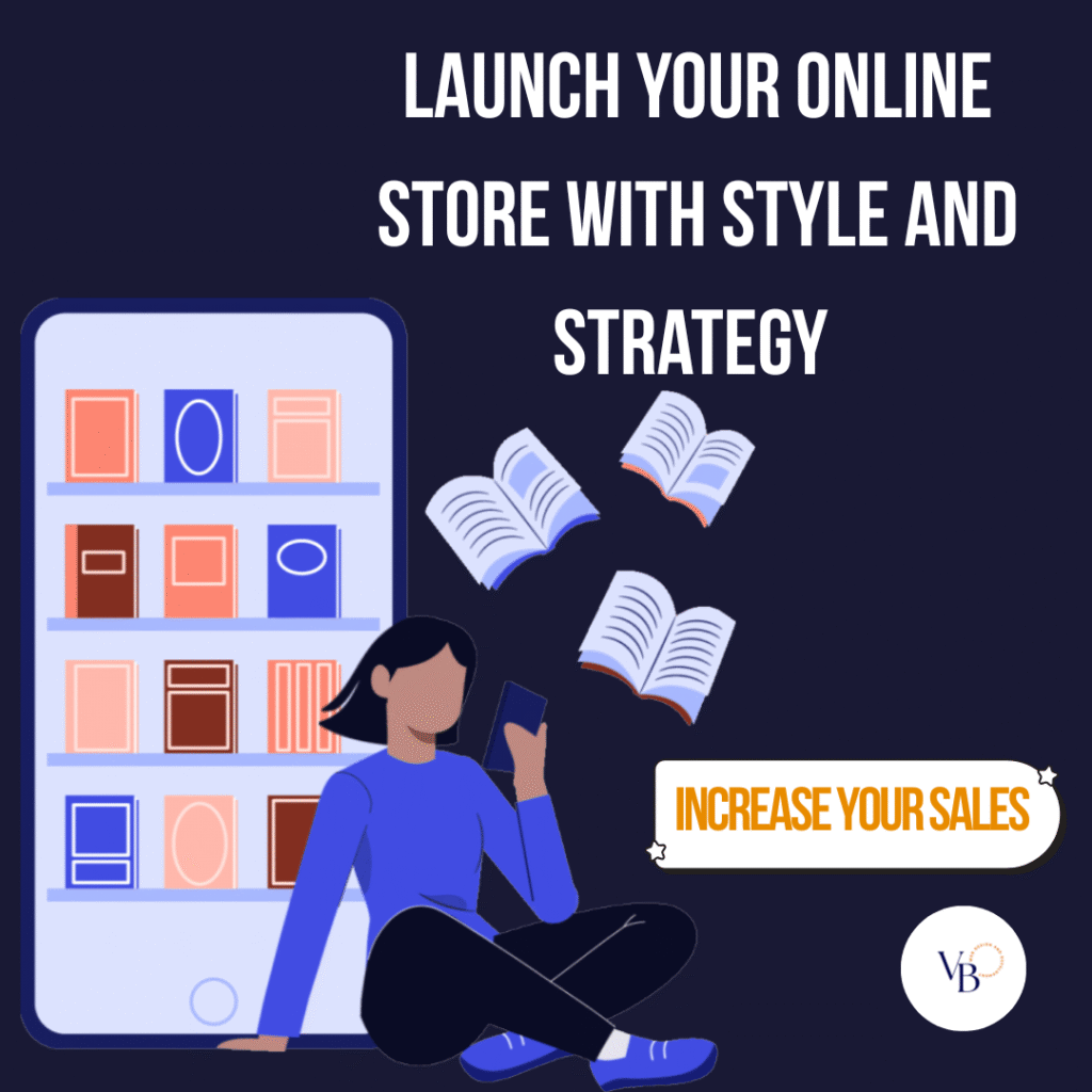 Promotional banner for E-Commerce Bloom WooCommerce website package featuring the phrase ‘Your beautiful online store — built to sell and designed to grow’